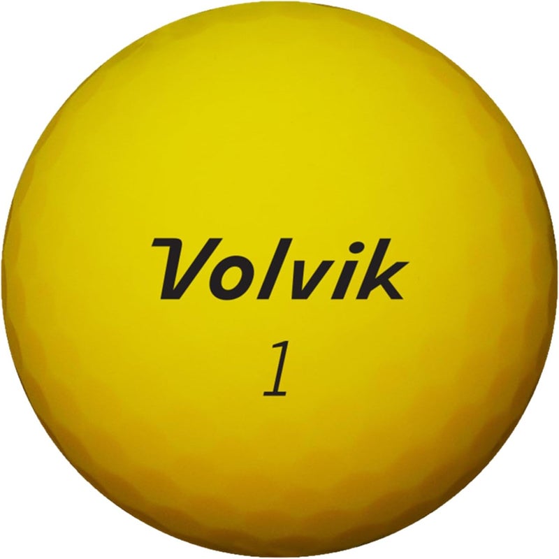 Volvik Vimat Golf Balls (Yellow) - Image 2